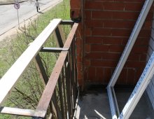 Вынос балконной рамы вперед фото.